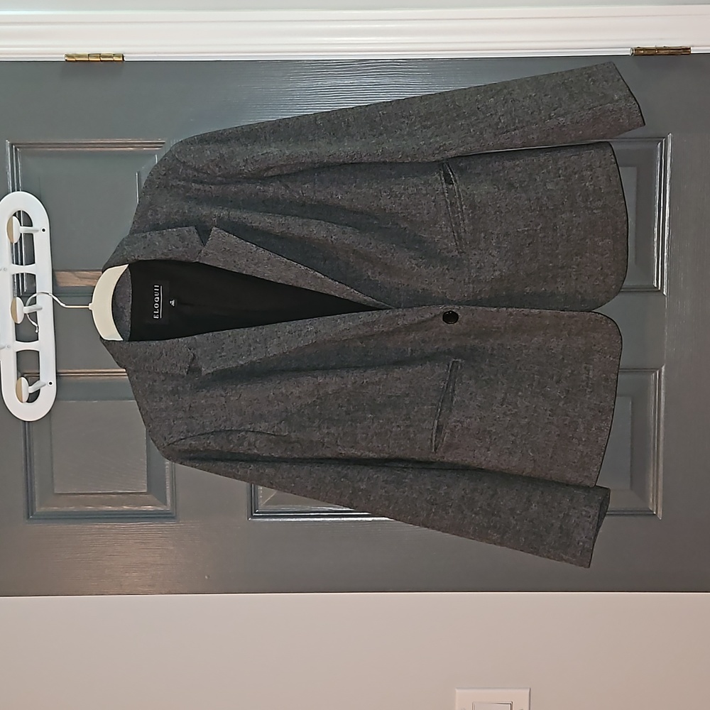 ELOQUII single button blazer